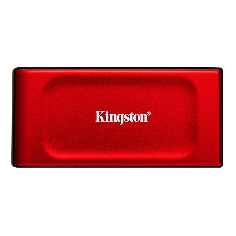 Kingston SXS1000R/1000G XS1000 Red External SSD, 1 TB, USB Type-C/ USB 3.2 Gen 2, 1050 MB/s, Red