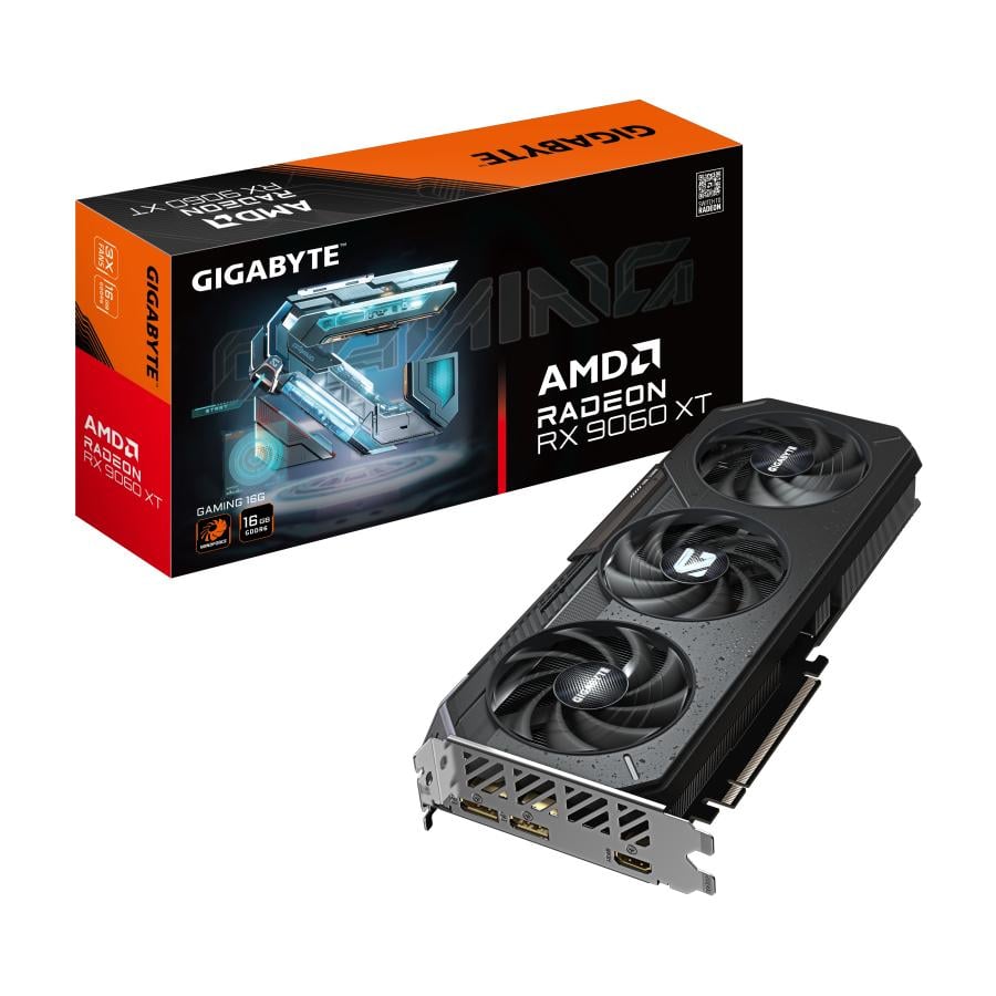 Gigabyte GV-R9060XTGAMING-16GD Radeon RX 9060 XT GAMING 16G, 16GB, GDDR6, 128 bit, PCIe 5.0