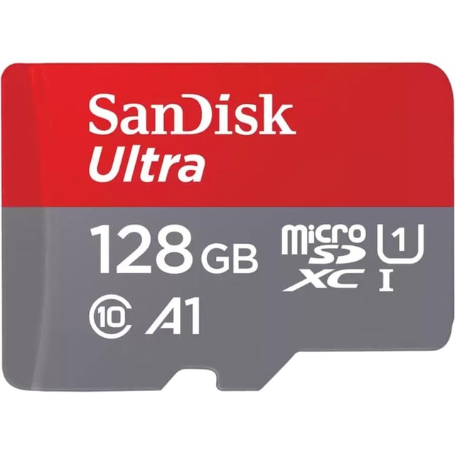 Sandisk SDSQUAB-128G-GN6MA Ultra microSDXC w/ adapter, 64GB, UHS-I, A1, 140MB/s