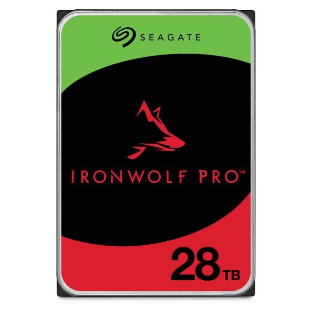 Seagate ST28000NT000 IronWolf Pro HDD, 28 TB, 7200 RPM, 512 MB, 3.5", Serial ATA III