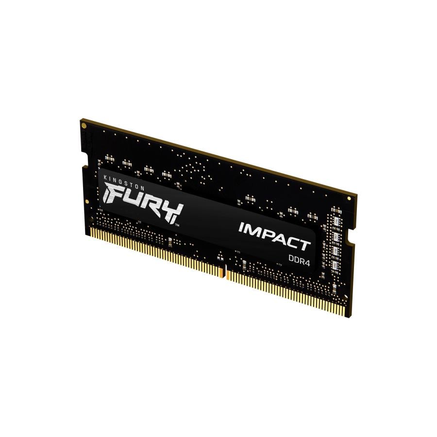 Kingston KF432S20IB/8 FURY Impact SO-DIMM, 1x 8 GB, DDR4, 3200 Mhz, CL20, Black