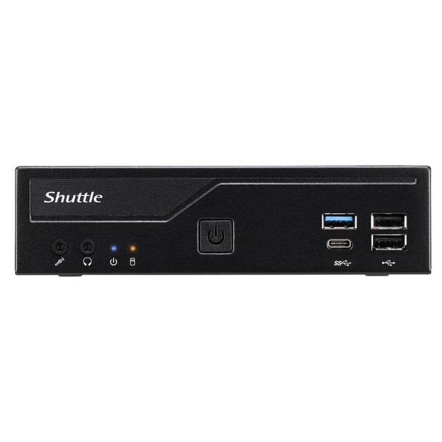Shuttle PIB-DH610011 DH610V2 Slim PC Barebone, S-1700, Intel H610,DDR5, 1xHDMI 2.0, 2 x DP