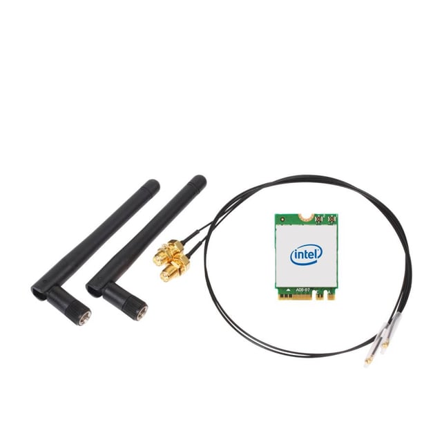 Shuttle POZ-WLNM22 WLN-M22 - Intel WLAN-AX210/Bluetooth Combo Kit for Cube, M.2, Wi-Fi 6E , 2400 Mbs