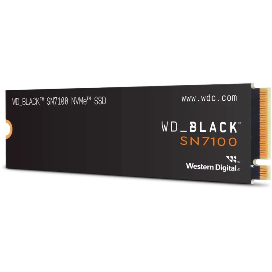 Western Digital WDS100T4X0E-00CJA0 WD BLACK SN7100 SSD, 1 TB, M.2 2280, NVMe PCIe Gen4, 7250 MB/s