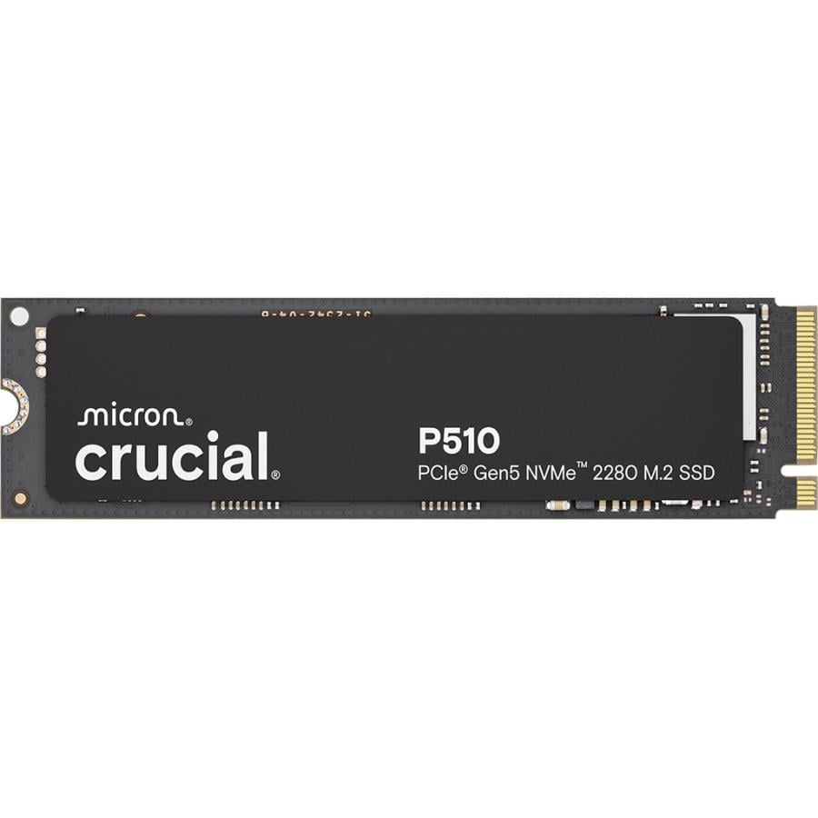 Crucial CT1000P510SSD8 P510 SSD, 1 TB, M.2, PCIe 5.0, 11000/ 9500 MB/s