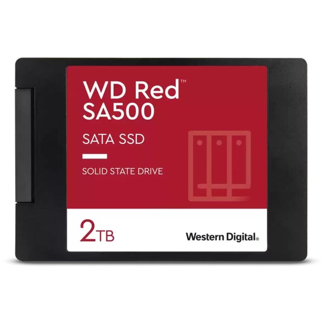 Western Digital WDS200T2R0A-68CKB0 WD Red SA500 SSD, 2 TB, 2.5", Serial-ATA3
