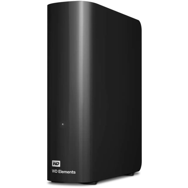 WESTERN DIGITAL WDBWLG0260HBK-EESN WD Elements Desktop Portable HDD, 26 TB, USB 3.2 Gen1