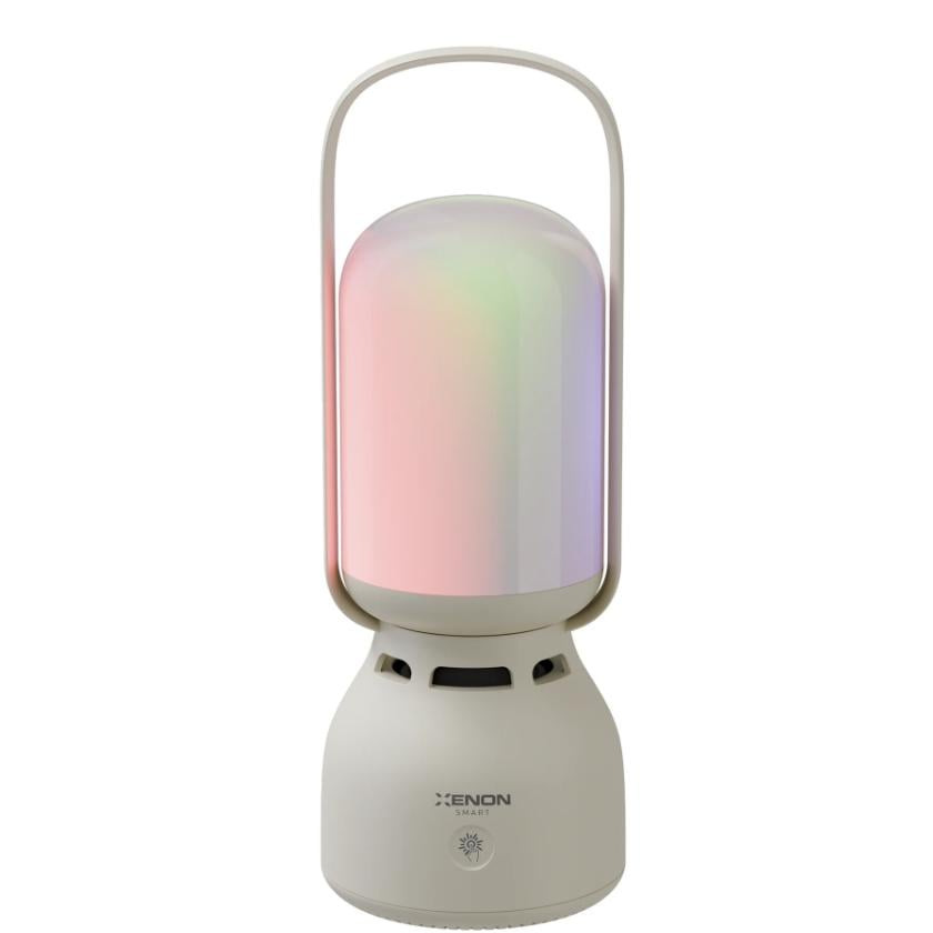 XENON SMART X6850 Portable RGB Lamp & Speaker, 5 W 52 mm, 2.4W, 100LM, Bluetooth 5.4, Rechargable