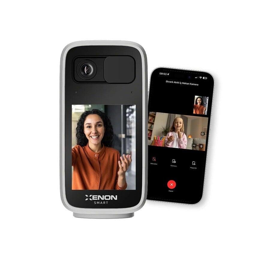 XENON SMART X7208 Smart Indoor Camera w Display, Wi-Fi Dual-Band, 4 MP, 2560x1440 p, 2.8 inch, USB-C