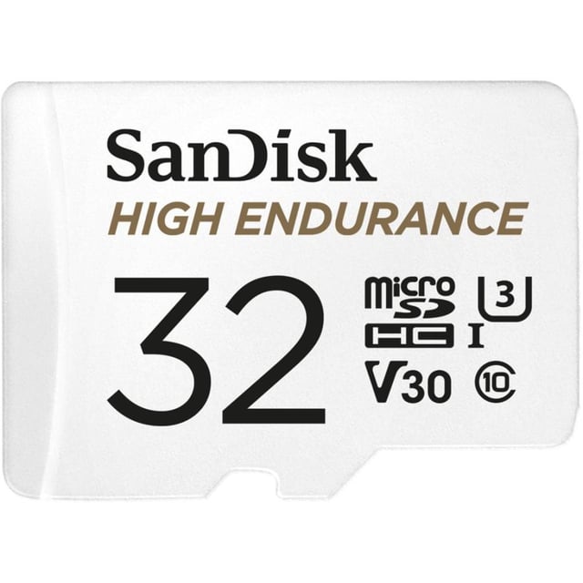 Sandisk SDSQQNR-032G-GN6IA High Endurance microSDHC, 32GB, V30 UHS-I, 100MB/s
