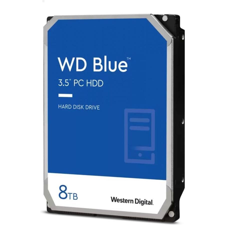 Western Digital WD80EAAZ Blue HDD, 8TB, SATA3, 5640 RPM, 256MB, CMR