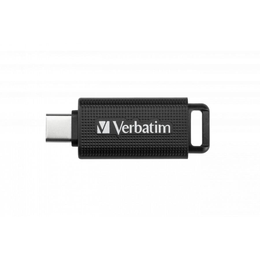 Verbatim 49457 Store "n" Go USB Drive, 32 GB, USB Type-C, 3.2 Gen 1 (3.1 Gen 1) Slide, 4 g, Black