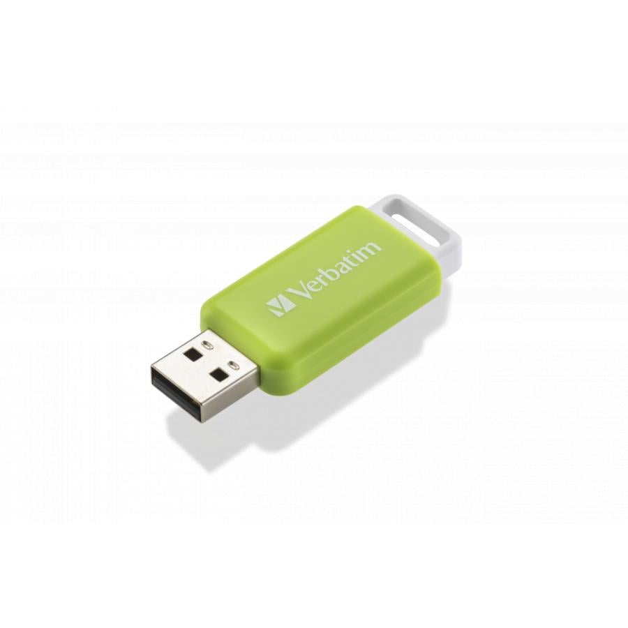 Verbatim 49454 V DataBar, 32 GB, USB Type-A, 2.0, Slide, 9.1 g, Green