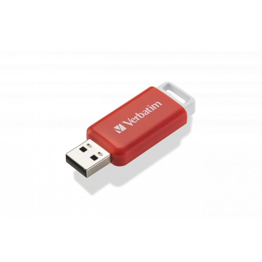 Verbatim 49453 DataBar, 16 GB, USB Type-A, 2.0, Slide, 9.1 g, Red