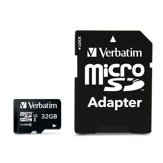 Verbatim 47041 Pro, 32 GB, MicroSDHC, Class 10, UHS, 90 MB/s, 45 MB/s
