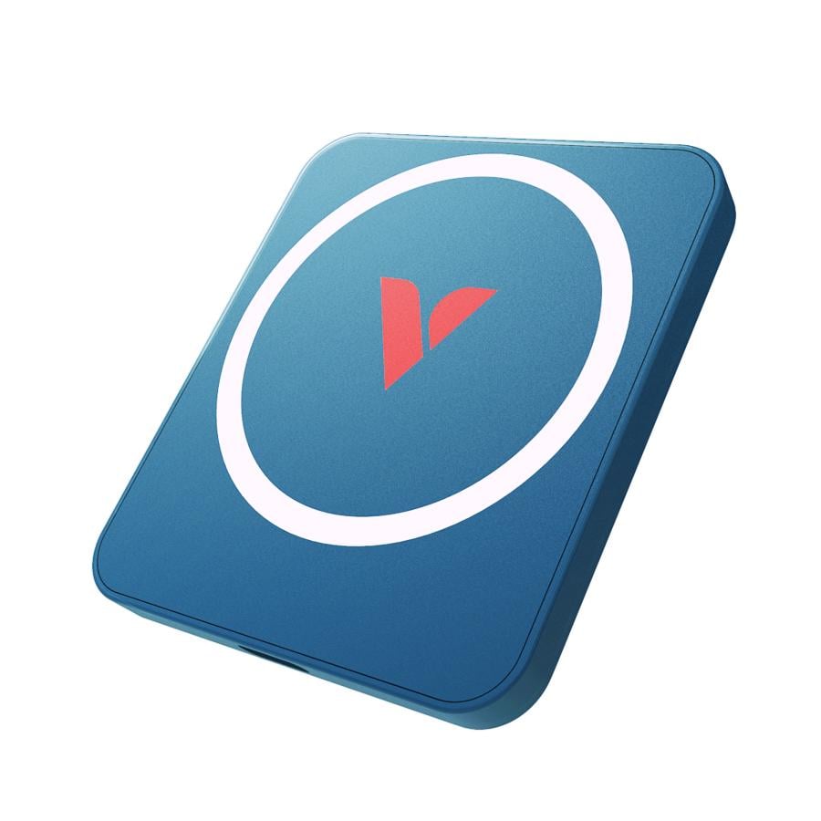 Verbatim 32076 SnapBack SSD Blue Metallic, 2 TB, USB Type-C, USB 3.2 Gen 2x2, 2000 MB/s, 20 Gbit/s,
