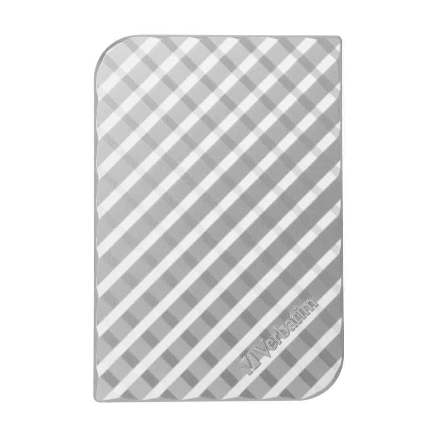 Verbatim 53198 Store "n" Go USB 3.0 Hard Drive, 2 TB, USB 3.2 Gen II, 5400 RPM, Silver
