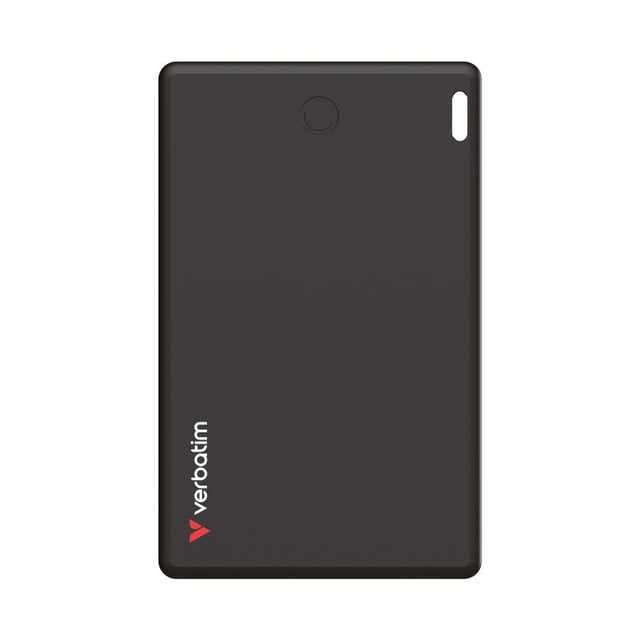Verbatim 32138 My Finder Card Bluetooth Item Finder 1 pack Black, Dust resistant, Waterproof, IP66