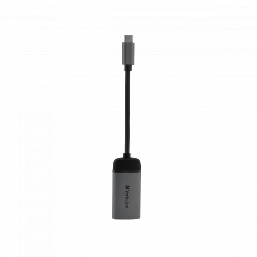 Verbatim 49143 USB-C to HDMI 4K Adapter, USB Type-C, HDMI, Male, Female, Straight, 0.1 m