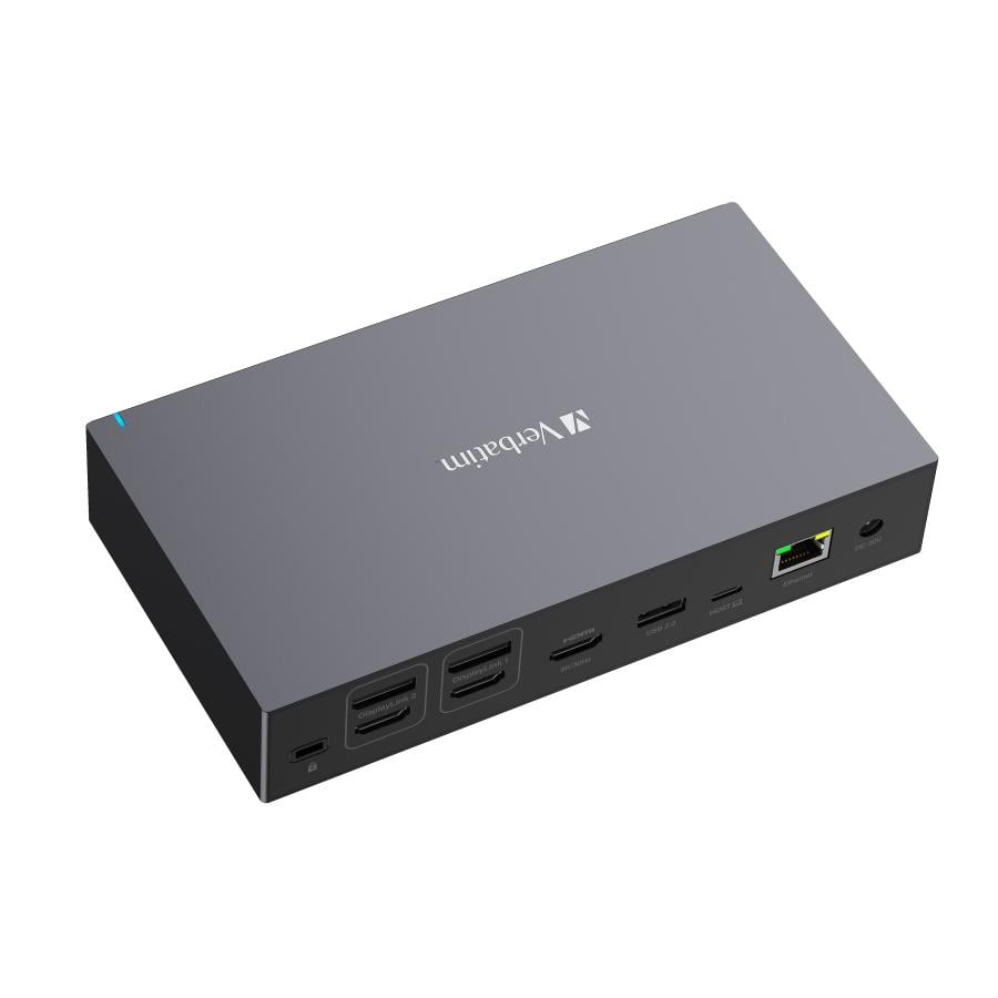 Verbatim 32172 CDS-17 USB-C Pro Docking Station, USB 3.2 Gen 1, 100 W, 3.5 mm, 1000 Mbit/s