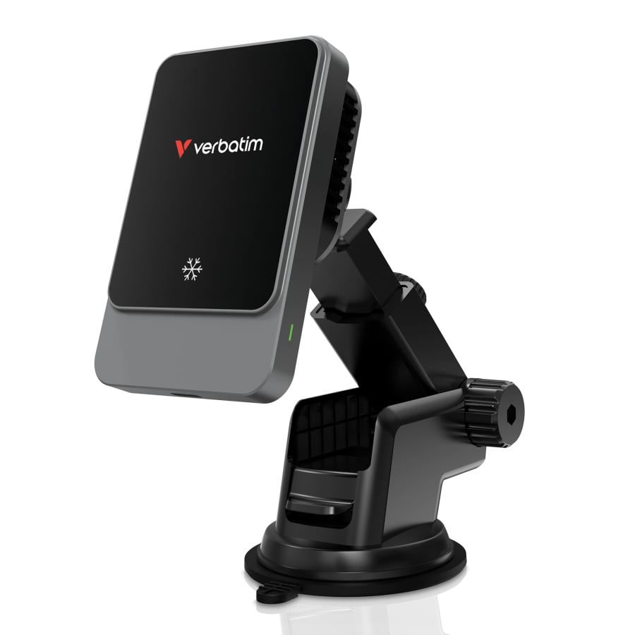 Verbatim 31862 Charge "n" Drive Magnetic Wireless Car Charger, Auto, USB, Wireless charging, 1 m, Bl