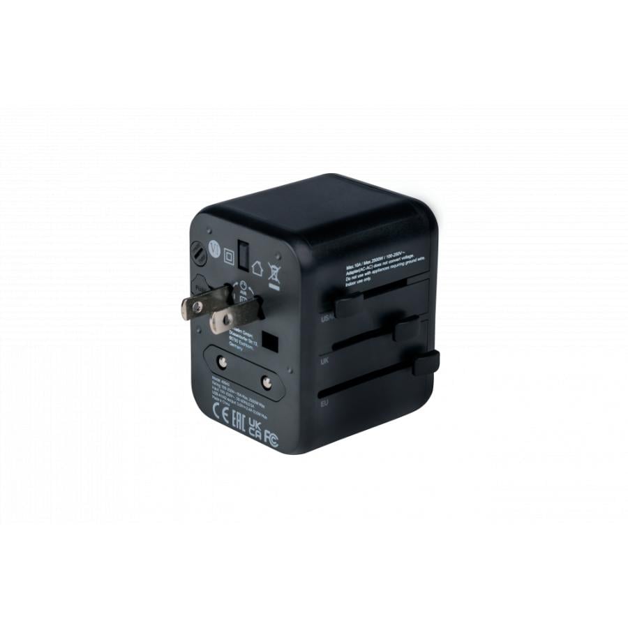 Verbatim 49543 Universal Travel Adapter with 2x USB Charger, USB type-A, 2500 W, 100 - 250V