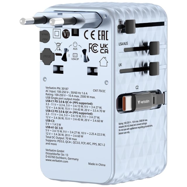 Verbatim Charge 'n' Travel 70W