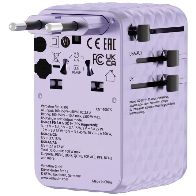 Verbatim 30193 oplader voor mobiele