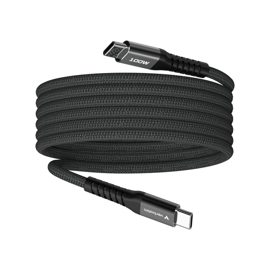 Verbatim 31863 Sync & Charge Magnetic Cable 100W USB-C to USB-C, 480 Mbit/s, 1.2m, Black