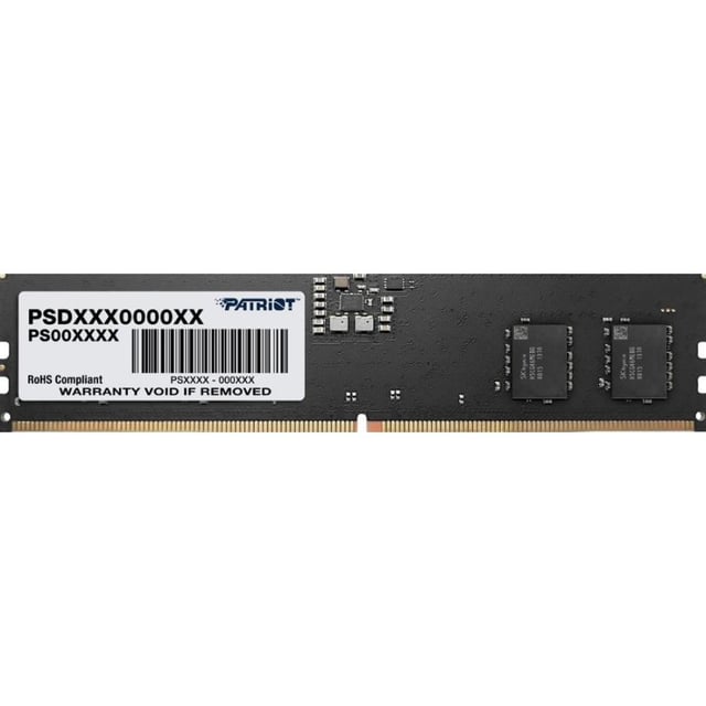 Patriot PSD58G560081 Signature-Line DIMM, 8 GB, DDR5, 5600 Mhz, Black