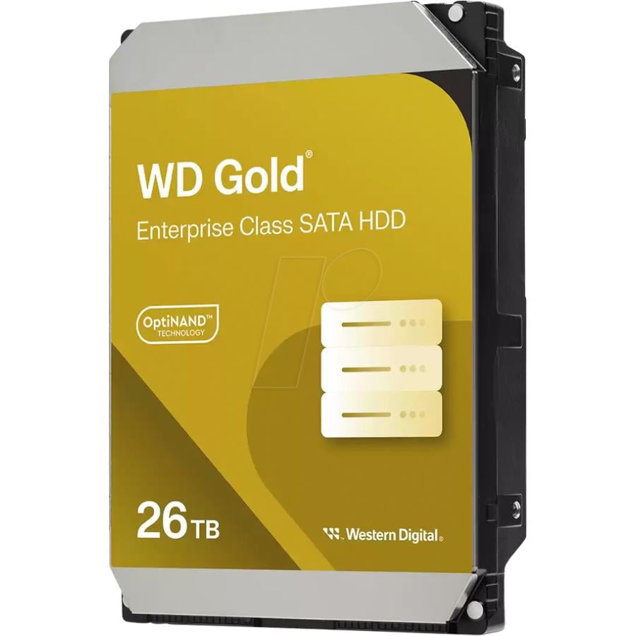 WESTERN DIGITAL WD261KRYZ WD Gold, 26TB, 3.5", SATA3 6Gb/s, 7200 RPM, 512MB, 285 MB/s