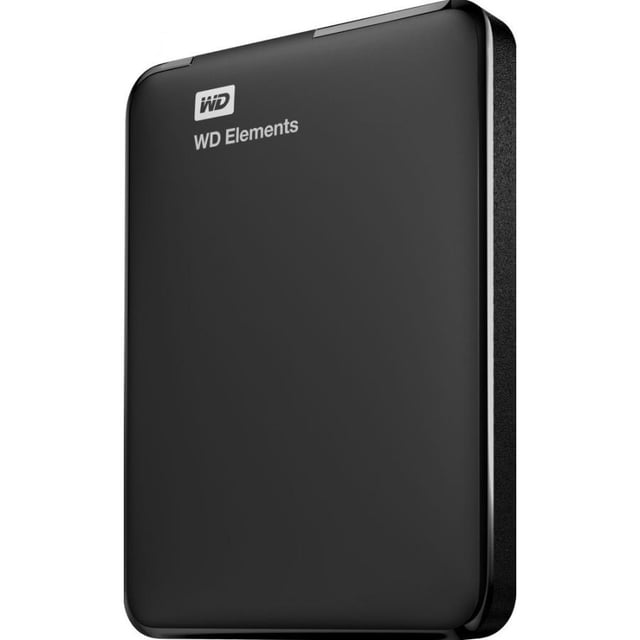 WESTERN DIGITAL WDBDTV0020BBK-WESN Elements Portable HDD, 2 TB, USB Type-C