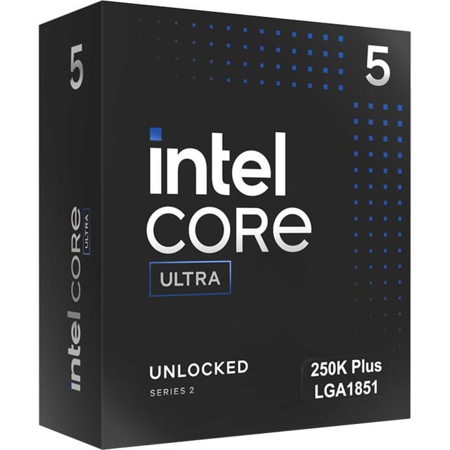 Intel BX80768250K Intel Core Ultra 5 250K Plus, LGA1851, 18 Core, 4.2 /5.3 GHz, DDR5, 125W, Boxed