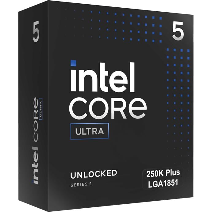 Intel BX80768250K Intel Core Ultra 5 250K Plus, LGA1851, 18 Core, 4.2 /5.3 GHz, DDR5, 125W, Boxed