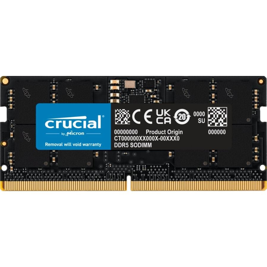 Crucial CT16G48C40S5 DDR5, 16 GB, SO-DIMM, 4800 Mhz, CL 40