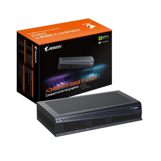 Gigabyte GV-N506TIXEB-16GD AORUS RTX 5060 Ti AI BOX, 16GB GDDR7, 128bit, PCIe5.0