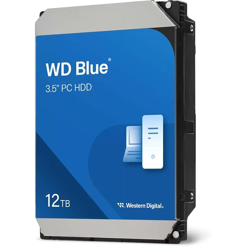 Western Digital WD120EAGZ WD Blue HDD, 12TB, 3.5inch, SATA3, 6 Gbps, 7200RPM, 512MB, CMR