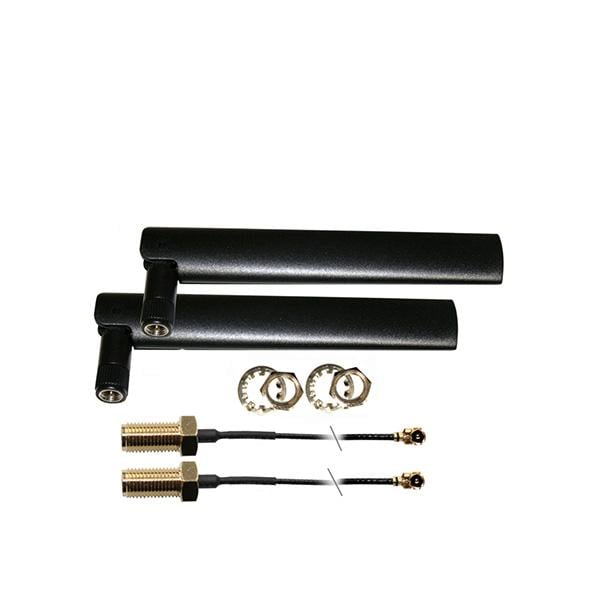 Shuttle CLT02 4G/LTE antenna kit for Edge-PC SPCEL12, 2x 4G dipole omnidirectional antenna, Nano-SIM
