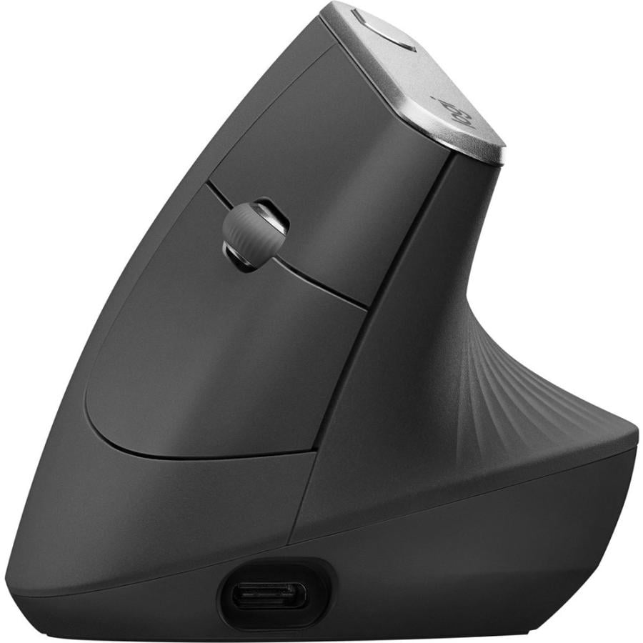 LOGITECH 910-005448 MX Wireless Vertical Mouse, Ergonomic, Optical, 1600DPI, 6 Button, Bluetooth