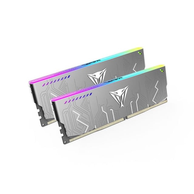 Patriot VVR532G60C28AK Viper Steel 5 Infinite RGB DIMM Kit, 32GB, DDR5, 6000Mhz, Silver