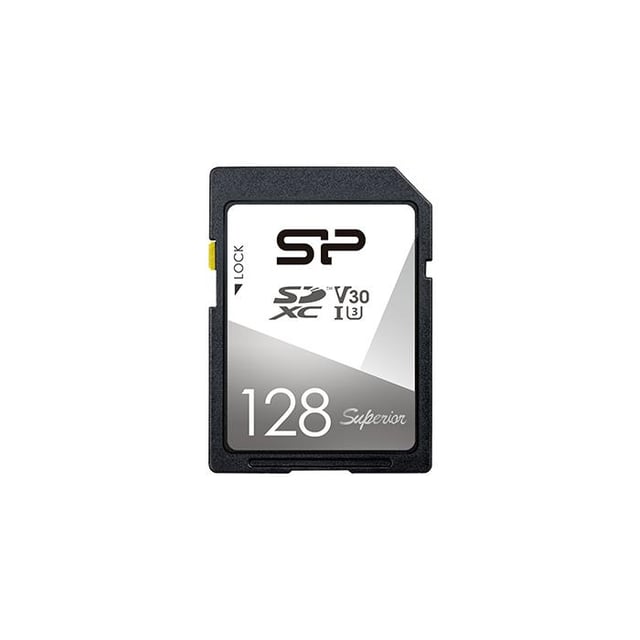 Silicon Power SP128GBSDXCV3V10 Superior SDXC, 128GB, UHS-1 U1 V30, 100/80MB/s