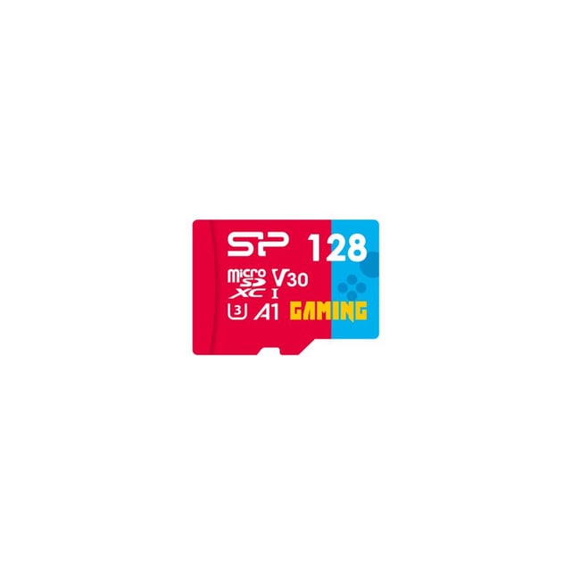 Silicon Power SP128GBSTXDV3V1NSP Superior Gaming MicroSDXC, 128 GB, A1, V30, UHS-1 U3, 100MB/s