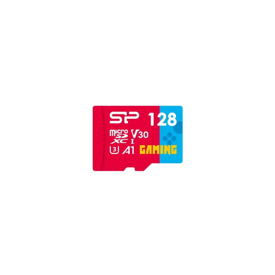 Silicon Power SP128GBSTXDV3V1NSP Superior Gaming MicroSDXC, 128 GB, A1, V30, UHS-1 U3, 100MB/s