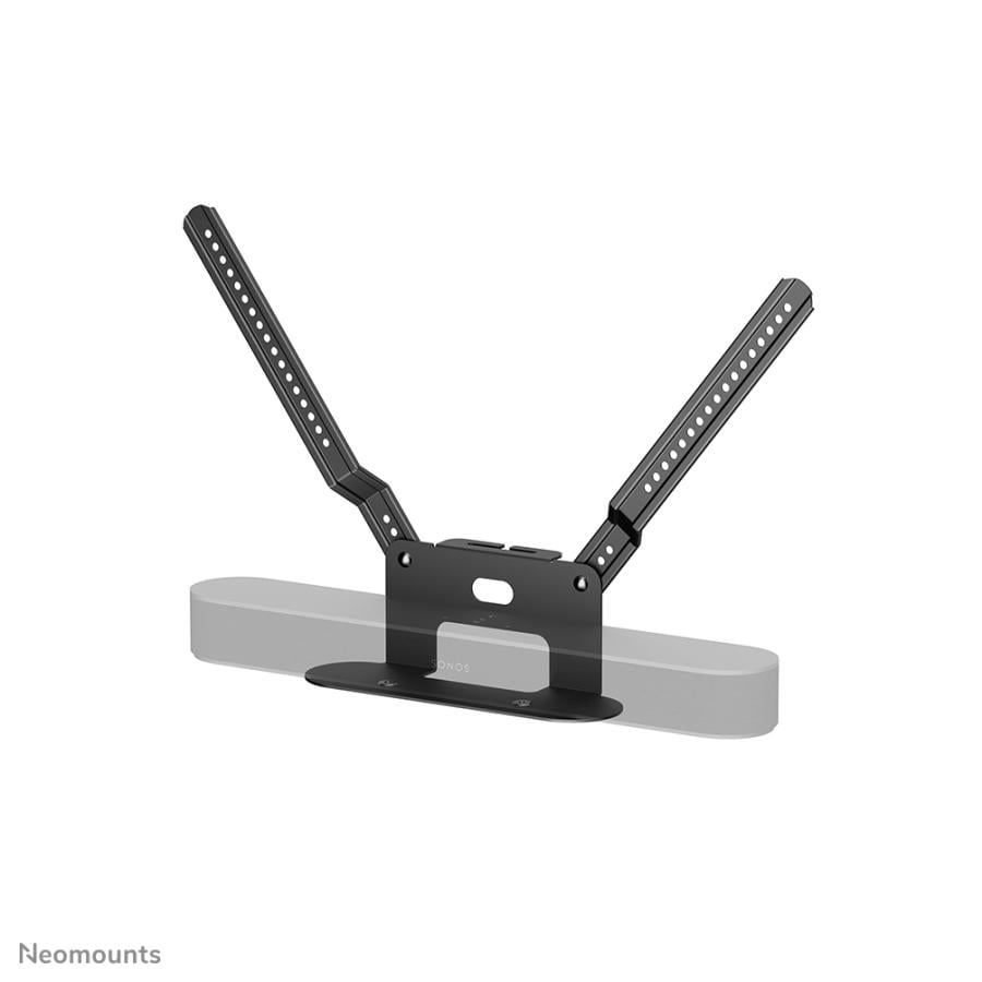 Neomounts AV35-726BL1 TV mount for Sonos Beam, 75", 5 kg, 200x200 mm, 600x400 mm, Steel, Black