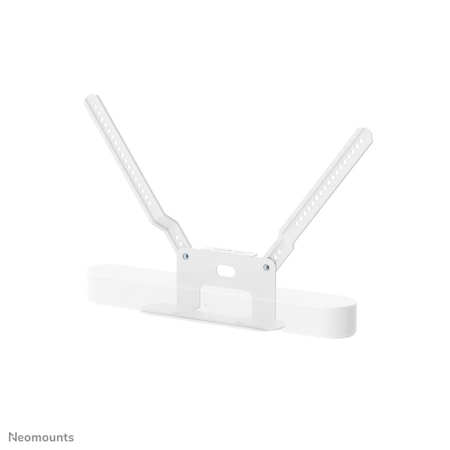 Neomounts AV35-726WH1 TV mount for Sonos Beam, 75", 5 kg, 200x200 mm, 600x400 mm, Steel, White
