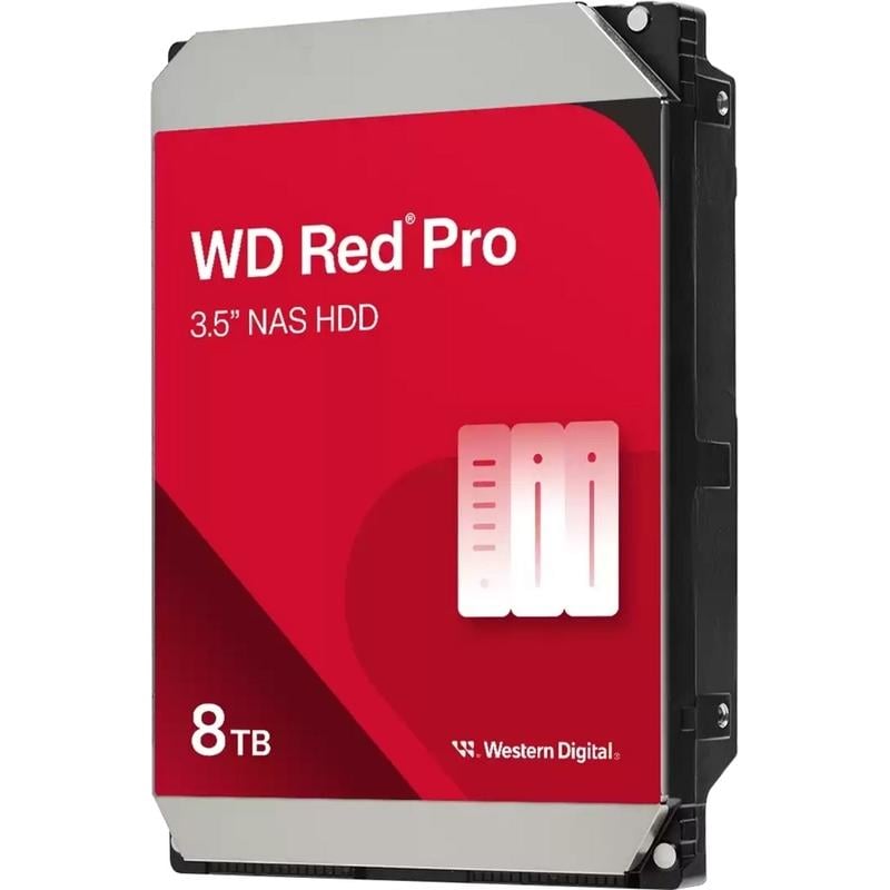 Western Digital WD8006FFBX WD Red Pro NAS HDD, 8 TB, 3.5 inch, SATA3, 7200 RPM, 256 MB, 267 MB/s