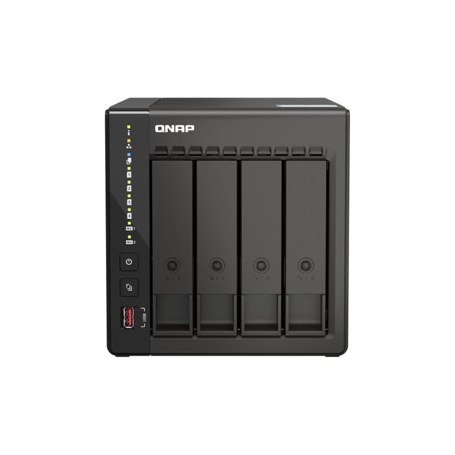 TS-453E-8GQNAP TS-453E NAS Server, Tower, Intel® Celeron® J6412, 8 GB RAM, 0 TB, 2x 2.5Gbe