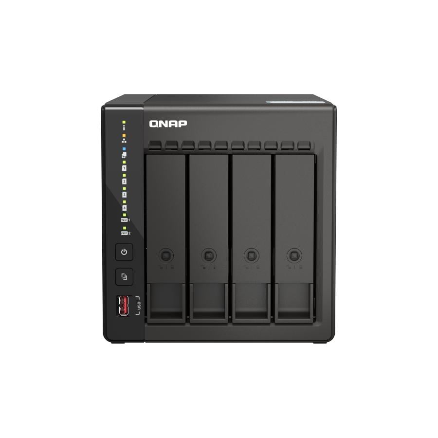 TS-453E-8GQNAP TS-453E NAS Server, Tower, Intel® Celeron® J6412, 8 GB RAM, 0 TB, 2x 2.5Gbe