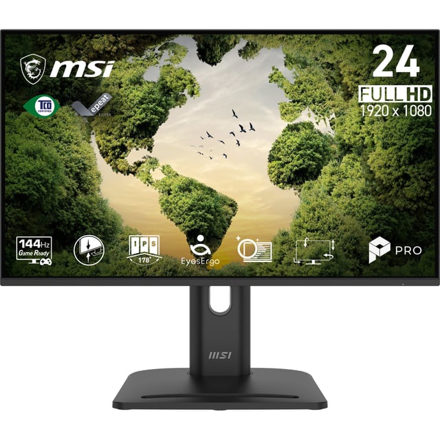 MSI Pro MP245PGN E14 computer monitor 60,5 cm (23.8") 1920 x 1080 Pixels Full HD LCD Zwart