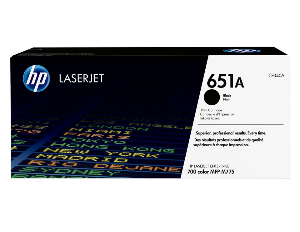 HP 651A originele zwarte LaserJet tonercartridge